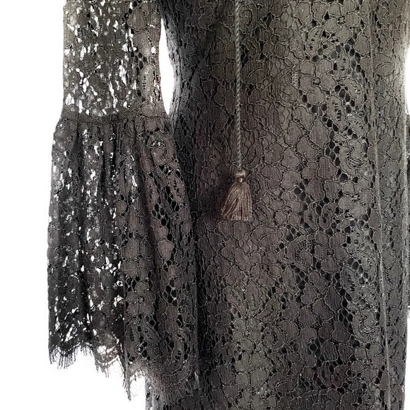 Rachel Zoe Lace Dress with Bell Sleeves 4 - Picture 7 of 8